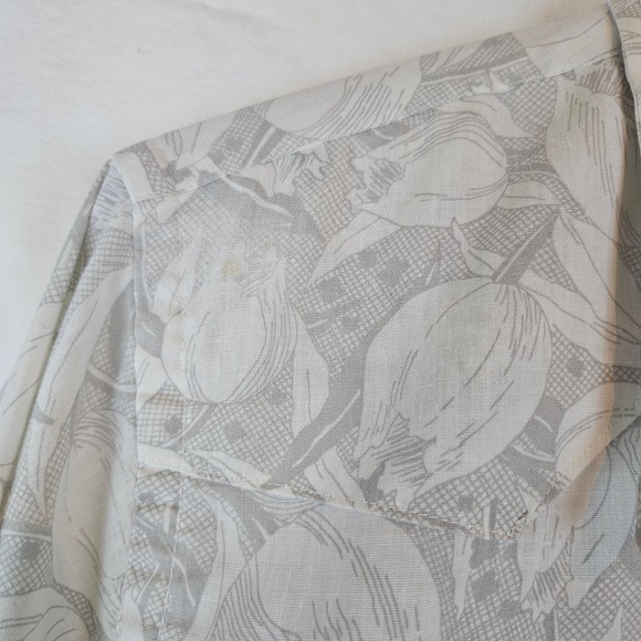 Vintage Wrangler Permanent‎ Presss Long Tails Pearl Snap Shirt, 15.5-32 - Picture 6 of 7